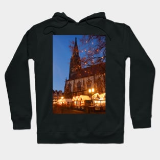 Lambertikirche, church, Christmas market, Munster, city, Westphalia Hoodie